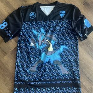 Blackmilk Lucario Pokémon Oversized Shirt Small